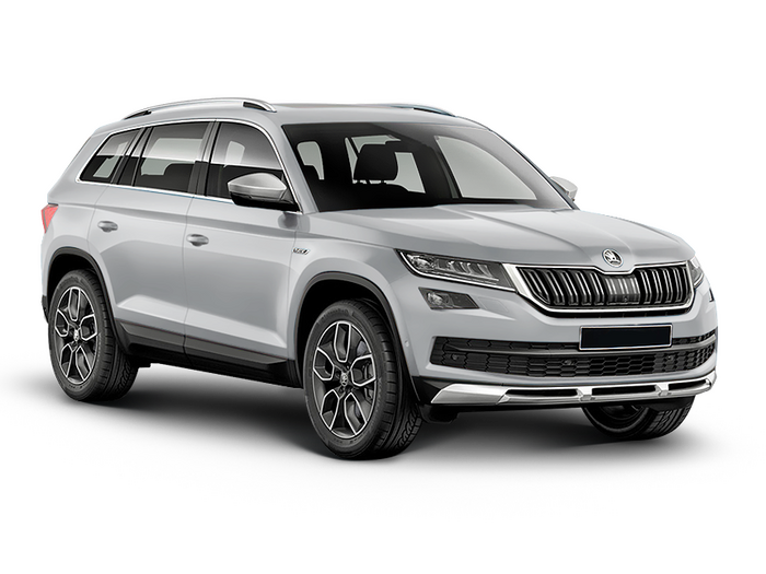 Skoda Kodiaq Scout Белый металлик
